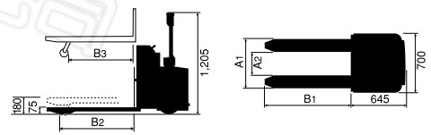 SDH型電動液壓搬運(yùn)車產(chǎn)品圖