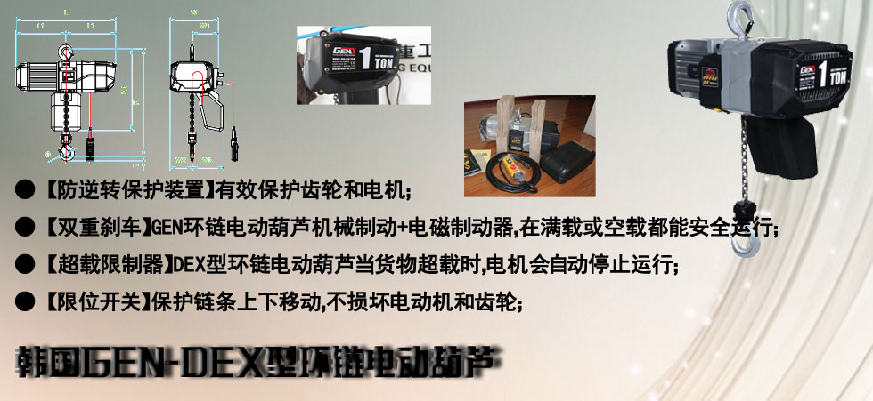 韓國DEX型環(huán)鏈電動(dòng)葫蘆圖