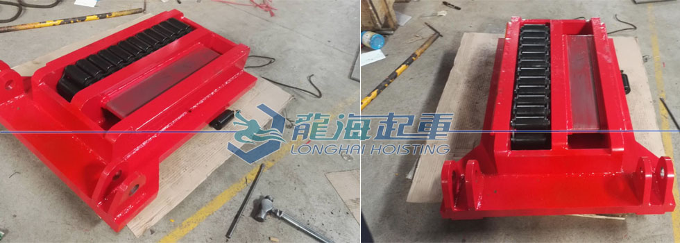 300噸雙排輪滾輪小車定制完工發(fā)貨了！
